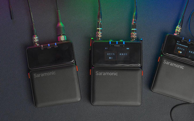 Saramonic枫笛双通道UHF无线麦首发