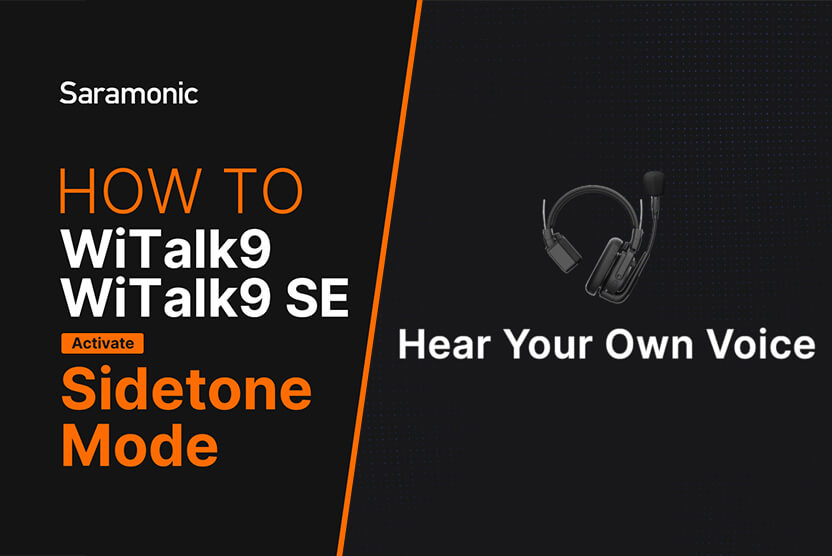 WiTalk9 | How to Activate Sidetone Mode