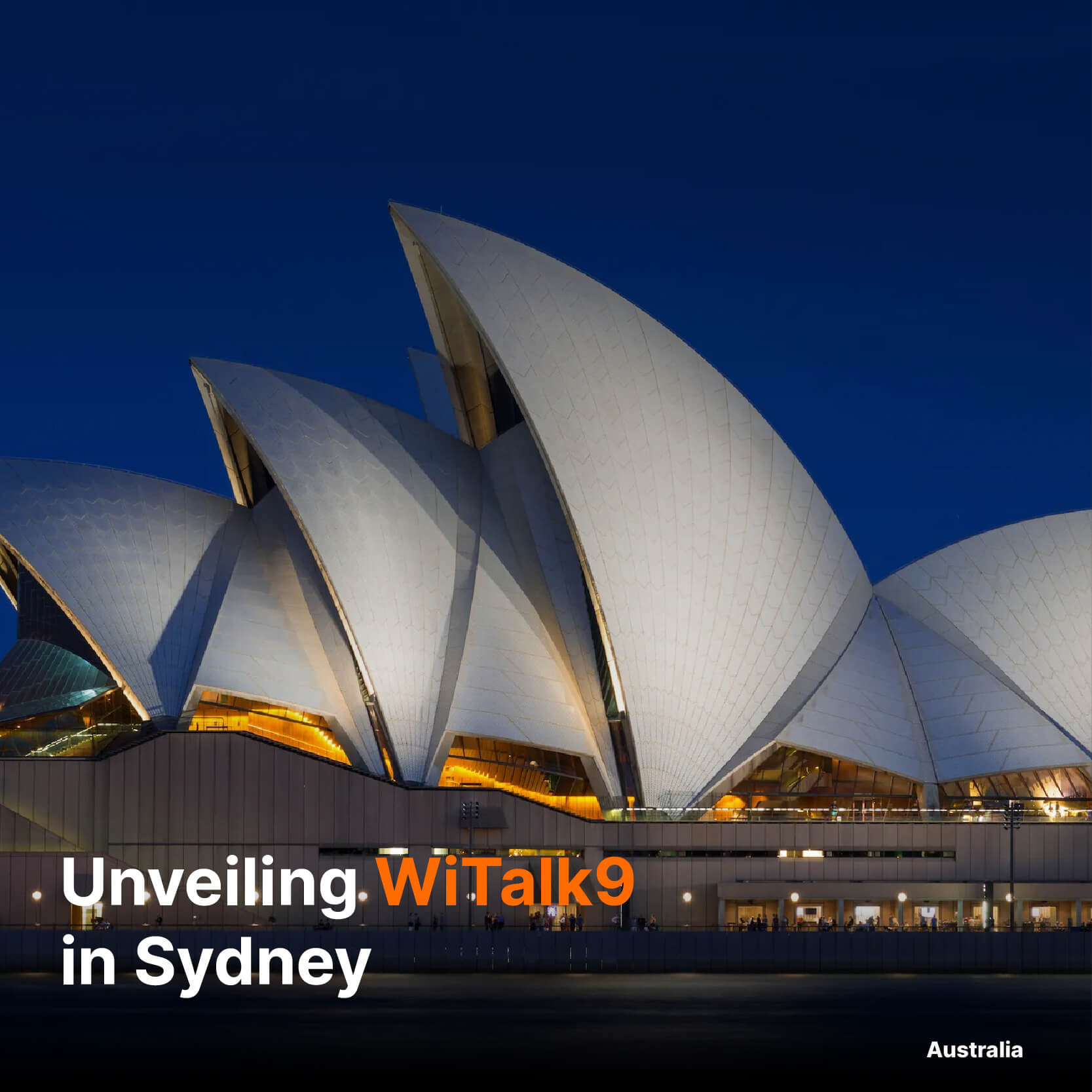 Trade Show: Unveiling WiTalk9 in Sydney