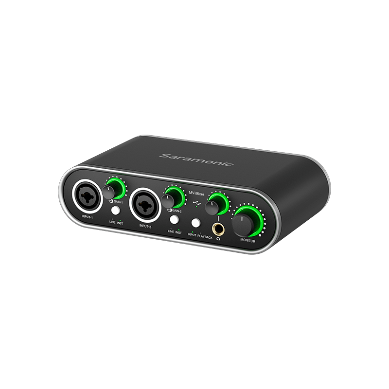 MV-Mixer | Dual-Channel Audio Interface | Saramonic