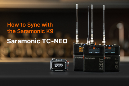 Saramonic TC-NEO | How to Sync Timecode to Saramonic K9