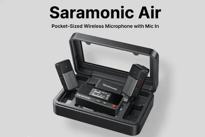 Saramonic Releases Saramonic Air — Pocket-sized Wireless Microphone with Mic In for Beginning Creators