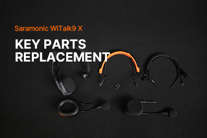 Saramonic Witalk9 X | Key Parts Replacement
