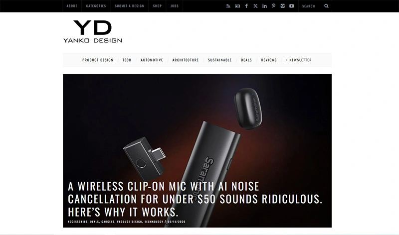 Yanko Design Highlights Saramonic Air SE as an AI Wireless Mic That Delivers Big Value Under $50