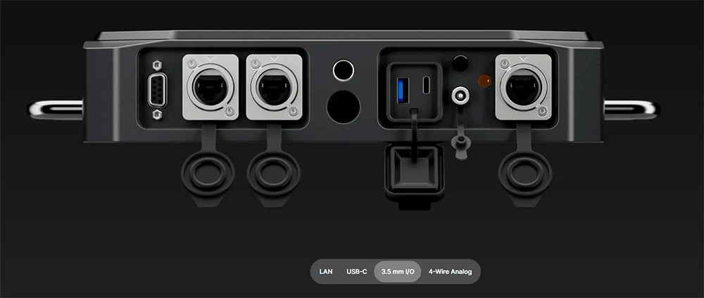 WiTalk Base provides a 4-wire analog interface for integration with compatible professional intercom systems