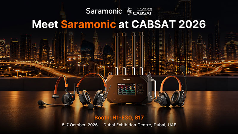 Meet Saramonic at CABSAT 2026